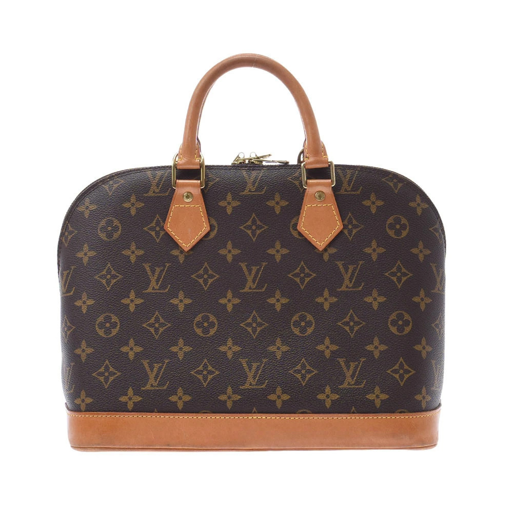 Louis Vuitton Monogram Handbag Canvas Brown Alma Brown - Picture 2 of 11